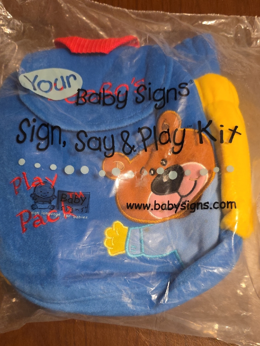 Baby Signs Sign, Say & Play Kit Plush Blue Play Pack